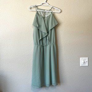 Charming Charlie Sage Green Dress NWT